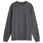 Klättermusen Men's Long Sleeve Root Logo T-Shirt in Raven