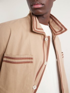 BODE - Canteen Cotton-Twill Overshirt - Neutrals