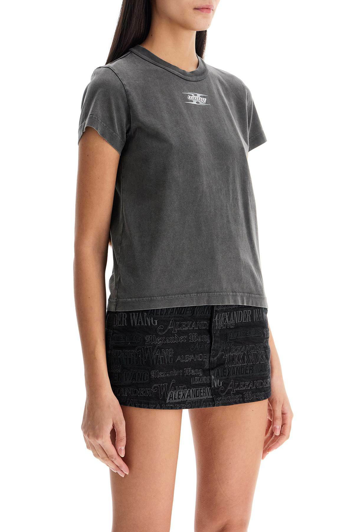 ALEXANDER WANG】DISTRESSED MUSCLE TEE S ALEXANDER WANG】DISTRESSED