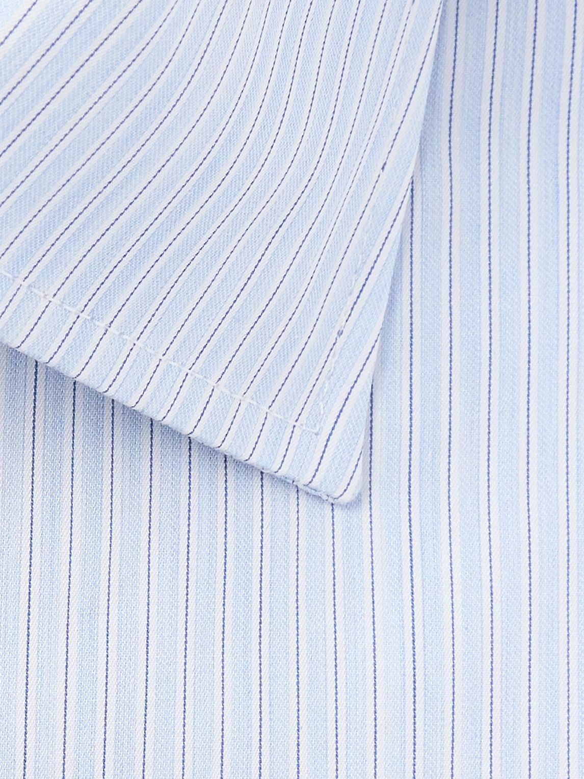 Canali - Striped Cotton Shirt - Blue