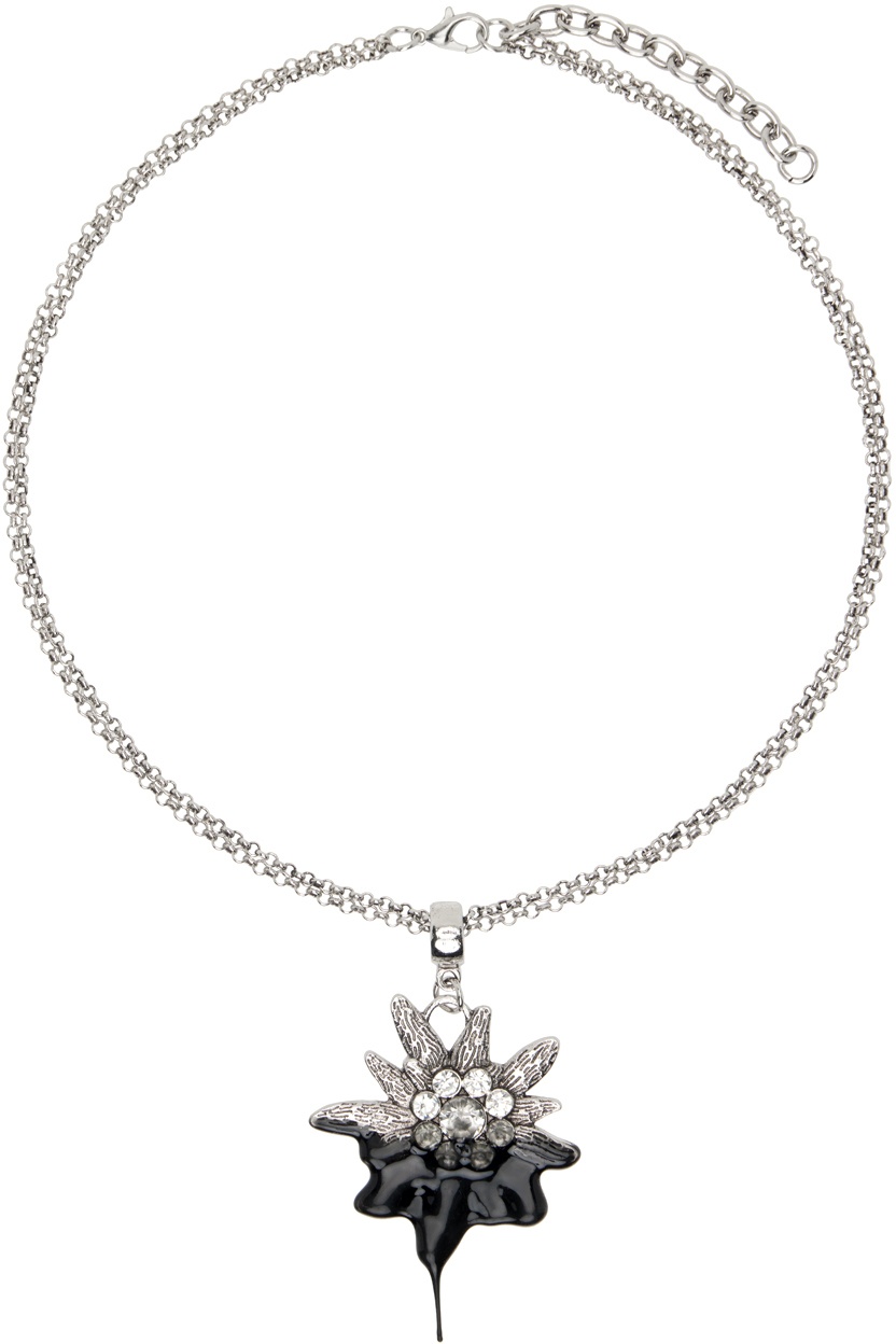 Photo: Ottolinger Silver Dipped Edelweiss Necklace