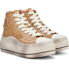 R13 Tan Kurt High Top Sneakers