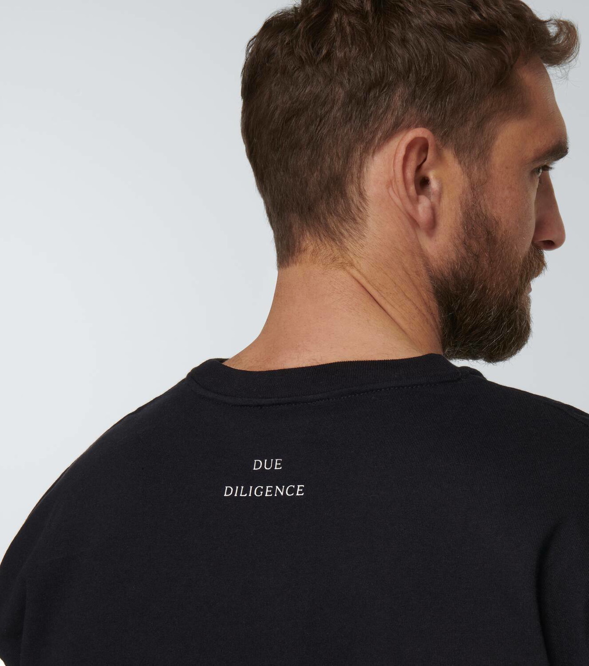 Due Diligence Printed cotton jersey T-shirt