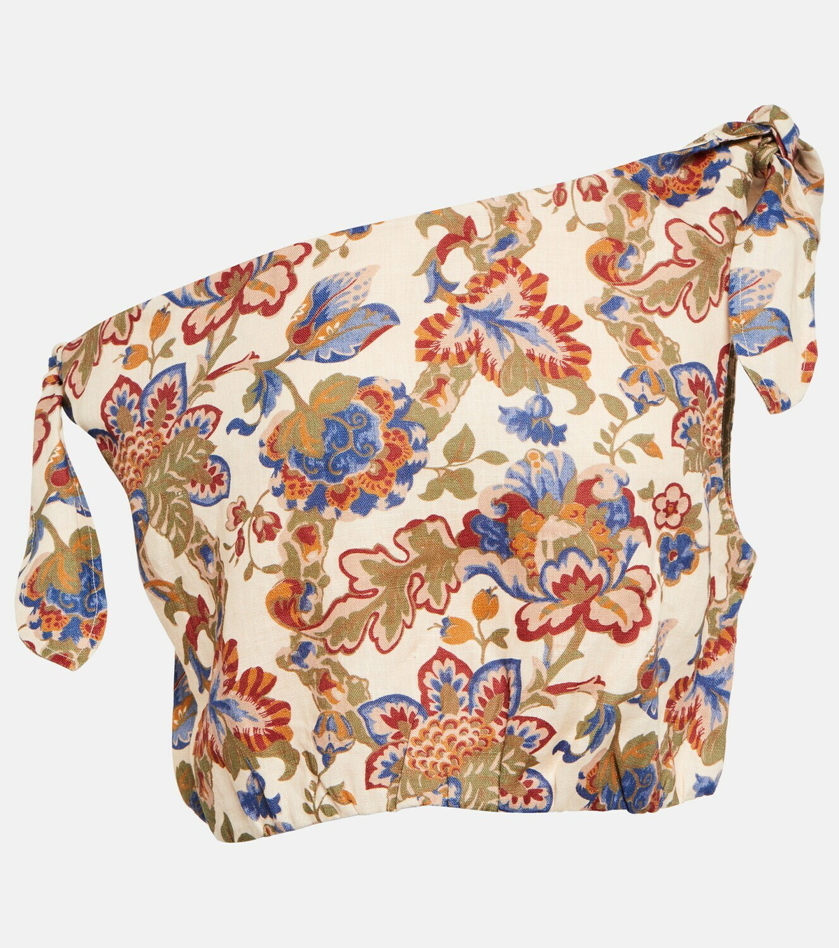 SIR - Bettina floral linen crop top