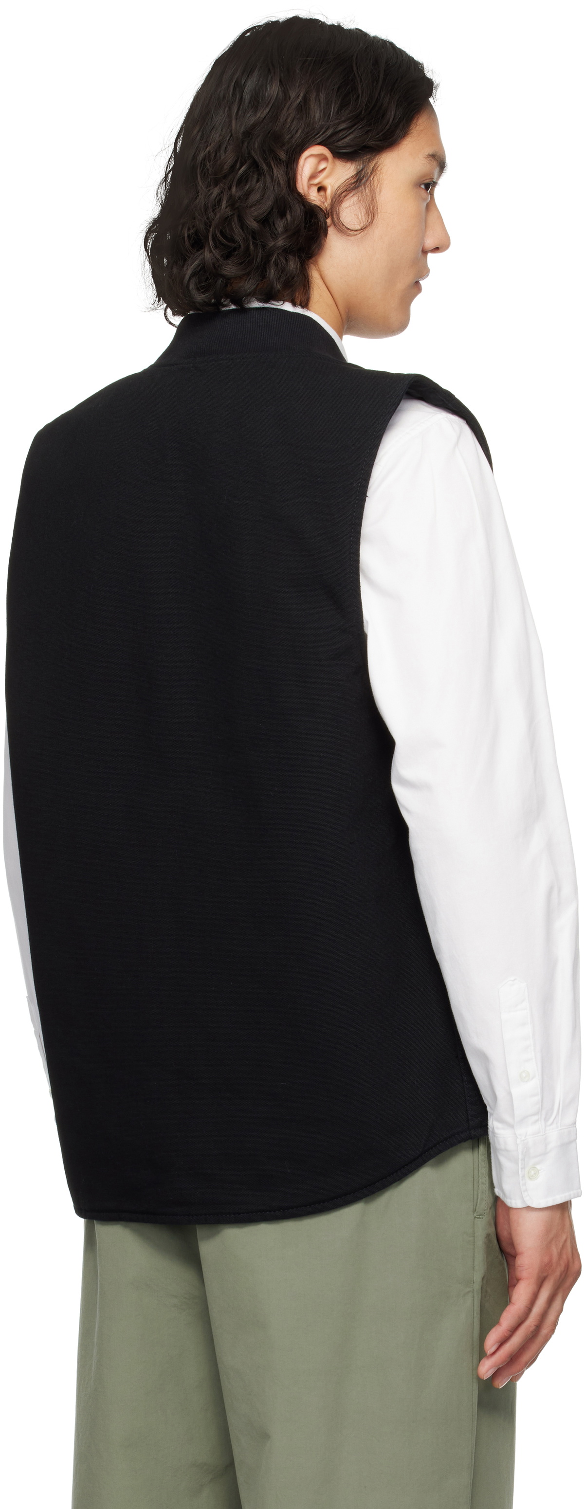 Carhartt WIP CLASSIC VEST ブラック Carhartt WIP / CLASSIC VEST (Black stone canvas) - CANVAS