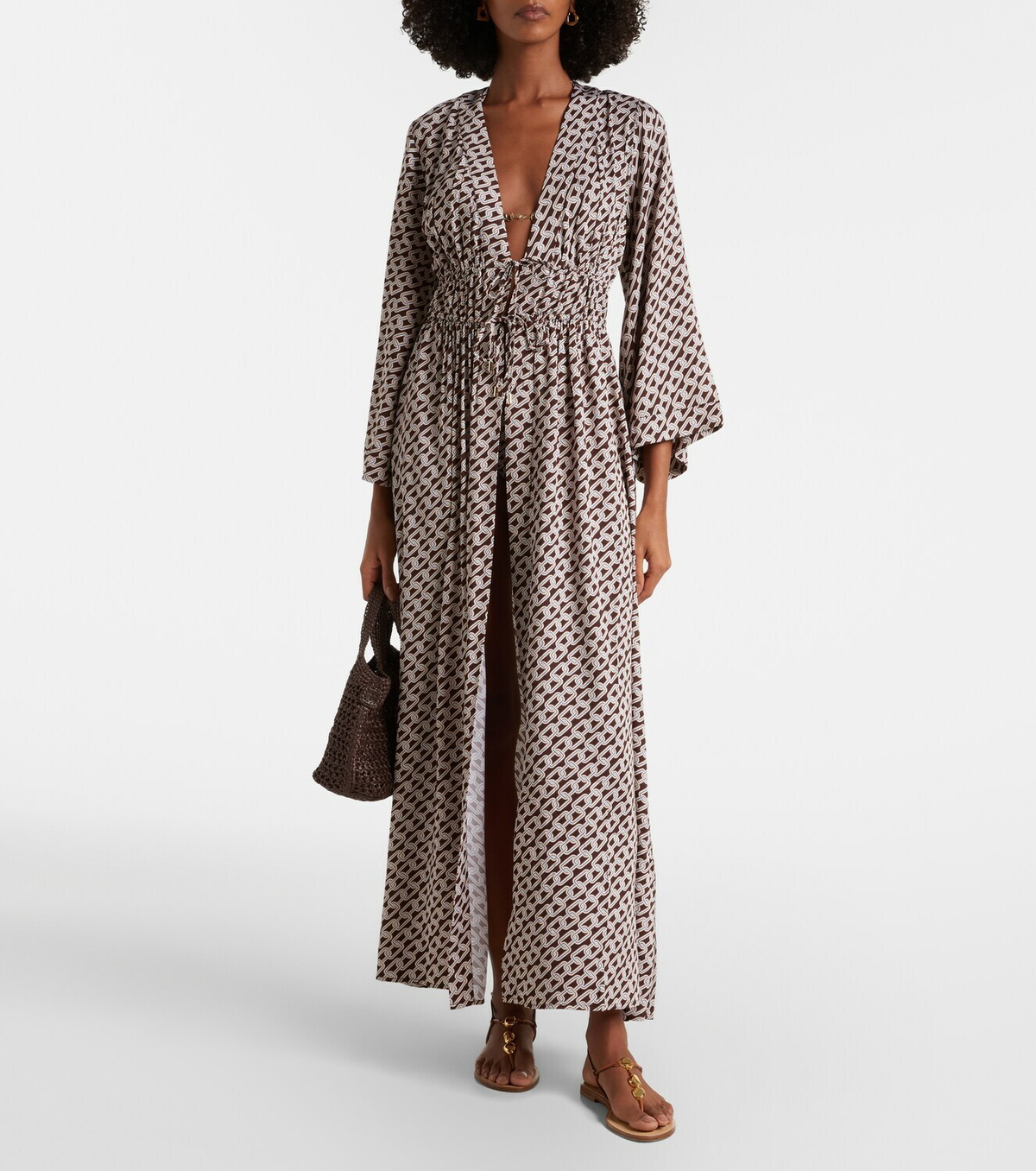 Melissa Odabash Maja printed kaftan