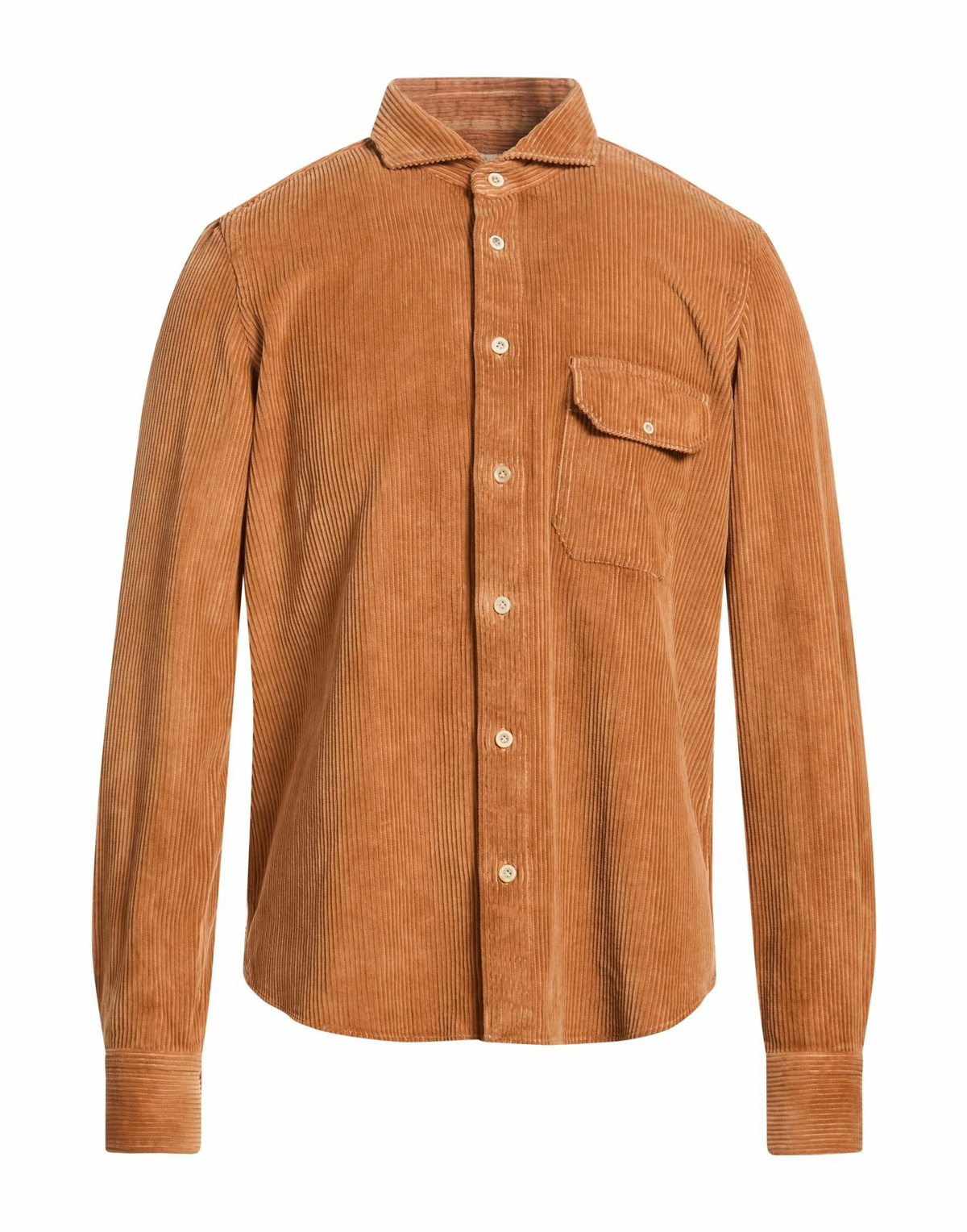 Finamore 1925 Mens Shirt in Mandarin