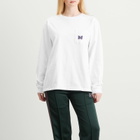 Needles Women's Long Sleeve Pocket T-Shirt in White