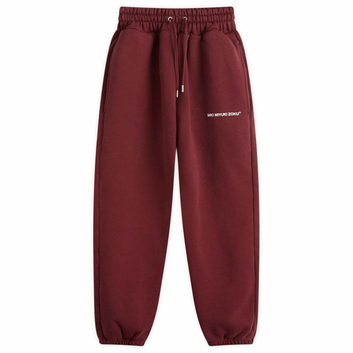 Photo: MKI Women's Uniform Joggers Presented by END. in Burgundy/White