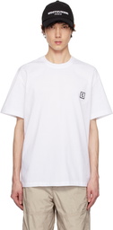 WOOYOUNGMI White Cotton Back Logo T-shirt