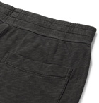 James Perse - Loopback Supima Cotton-Jersey Drawstring Shorts - Dark gray