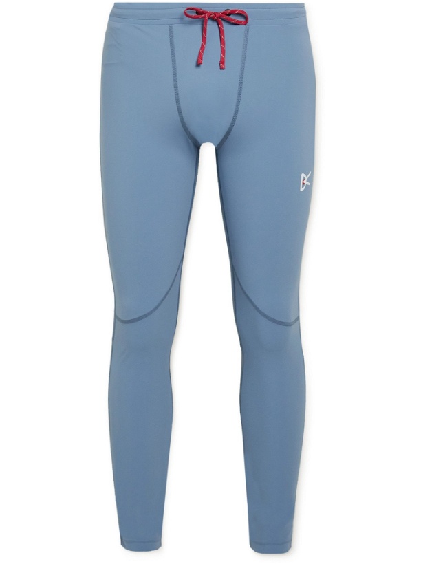 Photo: DISTRICT VISION - Lono Stretch-Jersey Tights - Blue