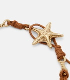 Alémais Faux pearl embellished charm bracelet