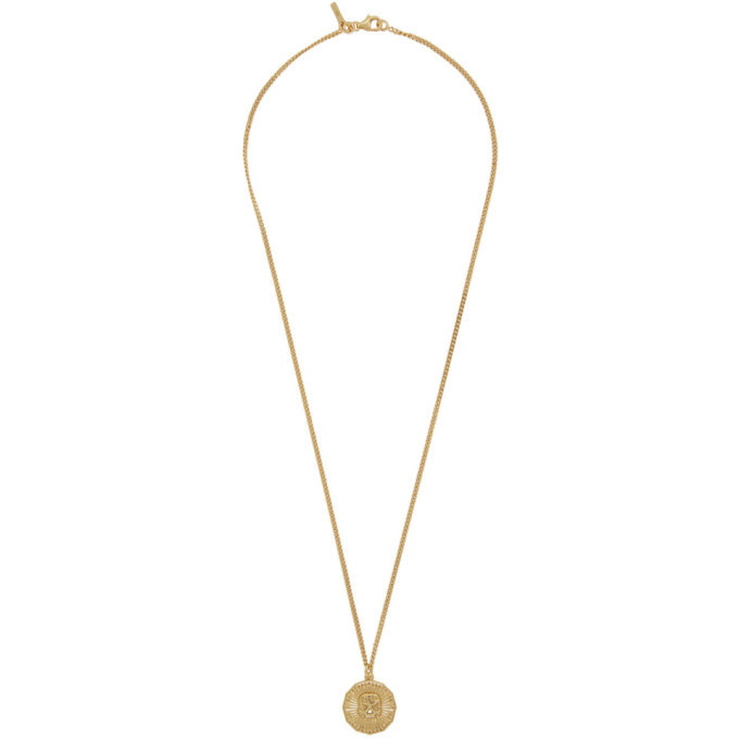 Photo: Emanuele Bicocchi Gold Large Coin Necklace