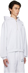 Recto SSENSE Exclusive Gray Embroidered Hoodie