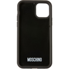 Moschino Black Geometric Logo iPhone 11 Pro Case