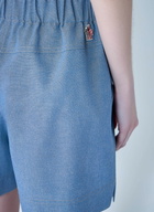 Moncler Grenoble High-Waisted Pleated Shorts
