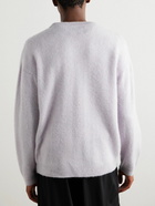 SSAM - Brushed Cashmere Sweater - Purple