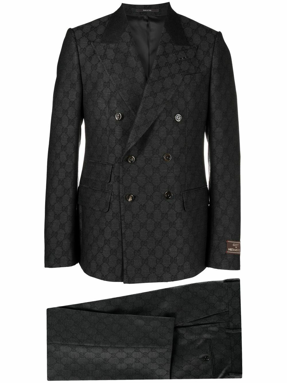 GUCCI - Gg Wool Suit Gucci