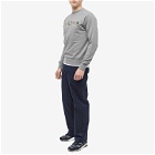 Fred Perry Authentic Men's Embroidered Logo Crew Sweat in Grey Marl