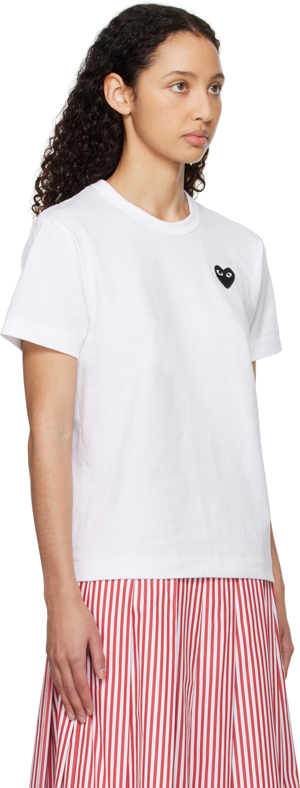 COMME des GARÇONS PLAY White Heart T-shirt