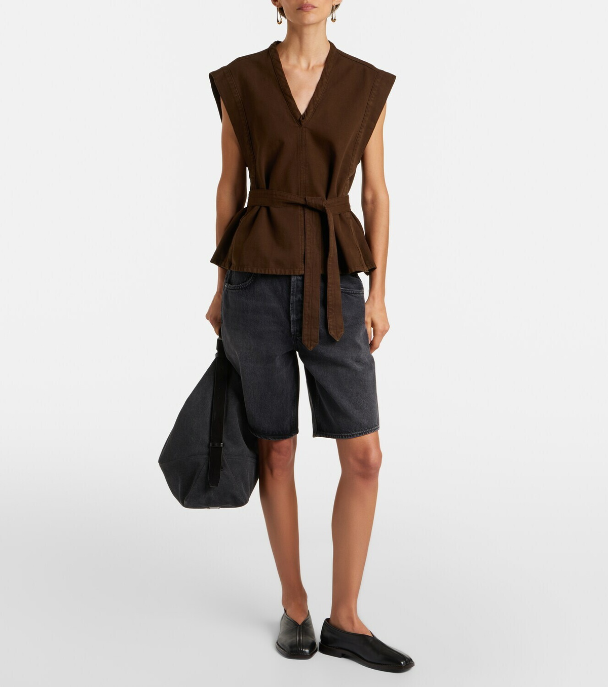 Citizens of Humanity Ayla denim Bermuda shorts