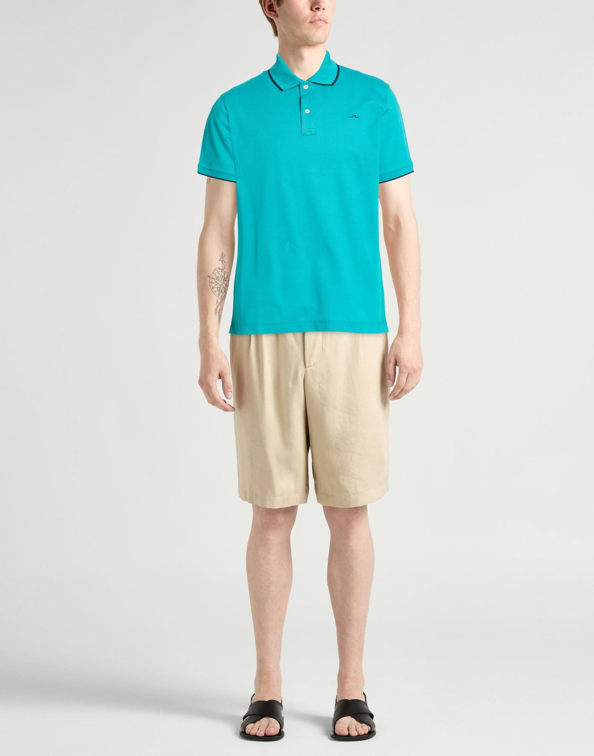 Paul & Shark Mens Polo shirt Turquoise