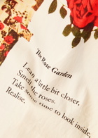 House OF Sunny The Rose Garden Printed Cotton-poplin Trousers White