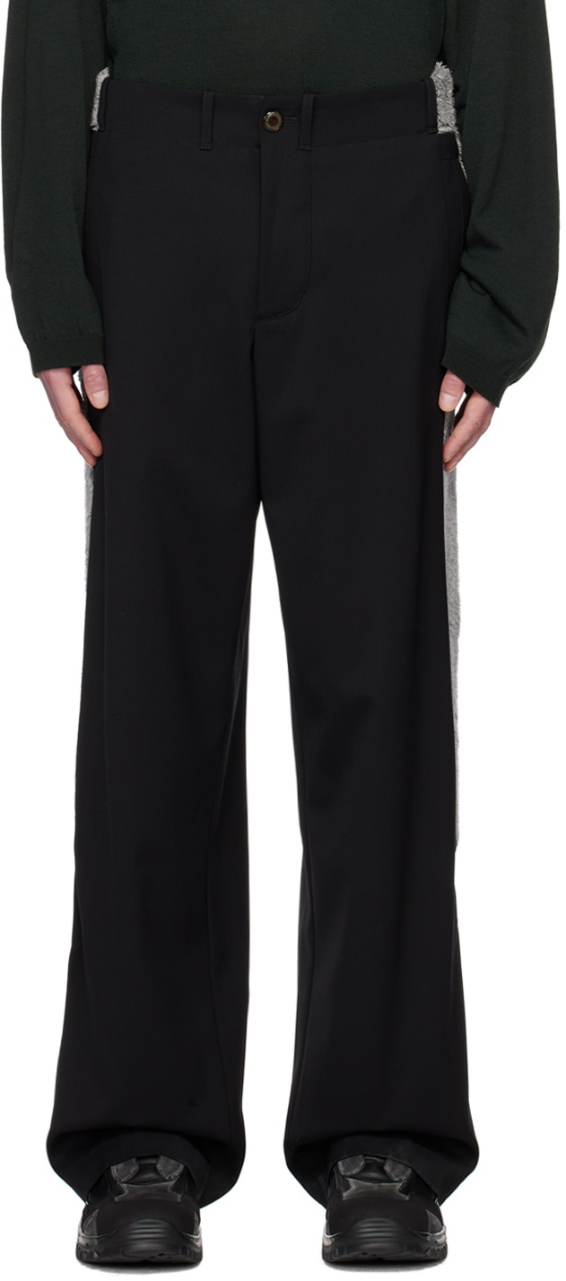 店舗良い Kiko Kostadinov Black Tonkin Contrast Trousers Kiko Kostadinov パンツ