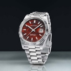 Duxot Marcel Automatic Red Dial Mens Watch DX-2059-BB