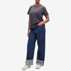 Visvim Women's Box T-Shirt in Navy