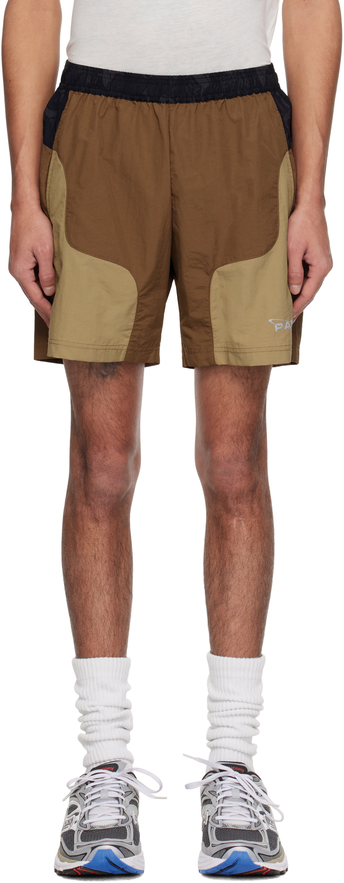 Perks and Mini Brown Lunacy Free Wheeling Track Shorts