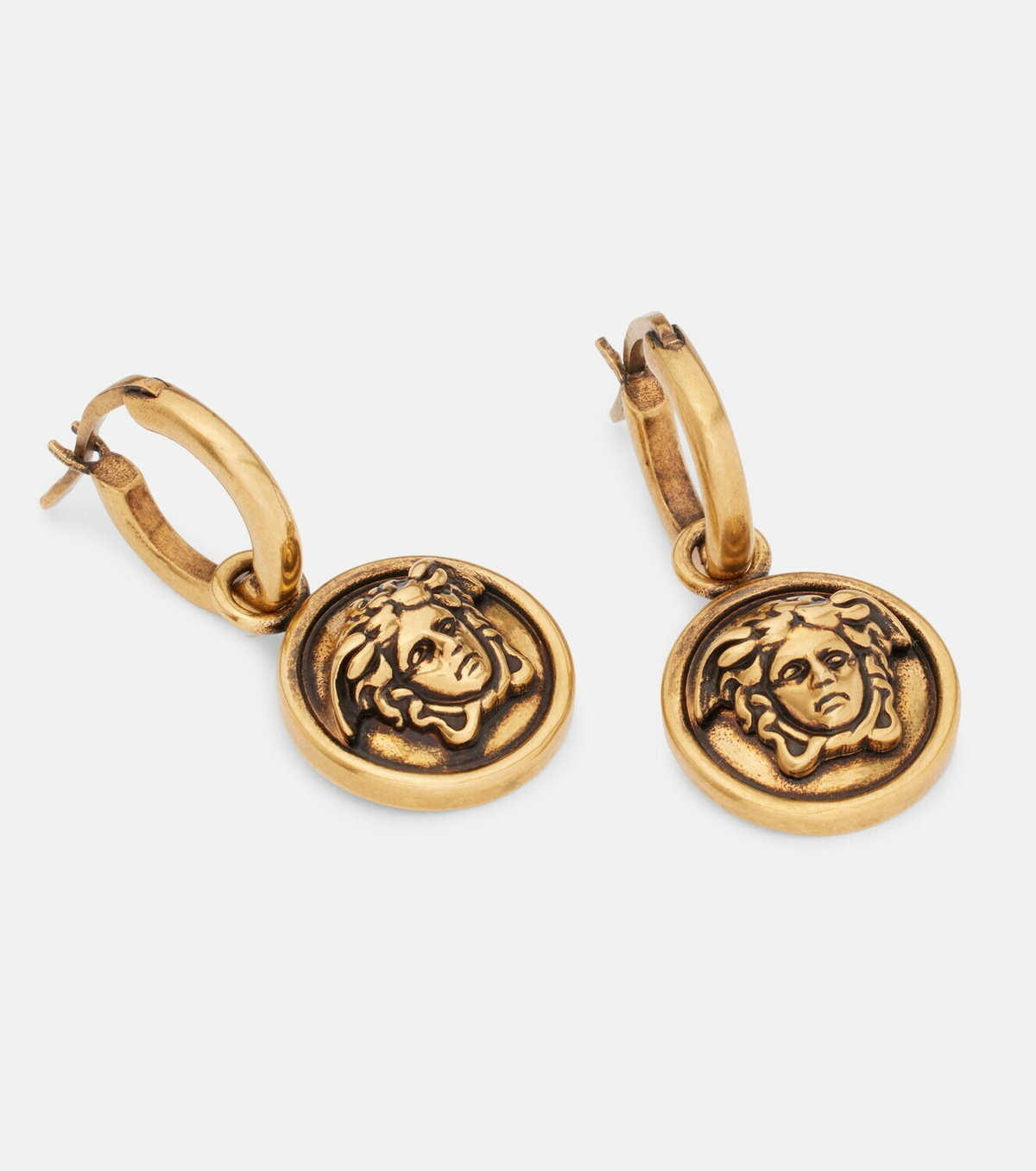 Versace Medusa hoop earrings