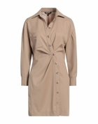 Maje Womens Mini dress in Beige