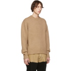 Acne Studios Brown Wool Cashmere Sweater