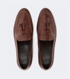 The Row Caden leather loafers