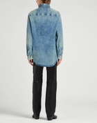 Diesel Mens Denim shirt in Blue