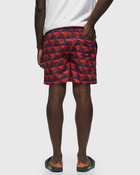 Lacoste Patterned Swim Trunks Blue/Red - Mens - Swimwear