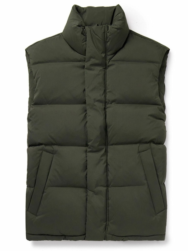 Photo: NN07 - Matthew 8245 Quilted Recycled-Shell Down Gilet - Green