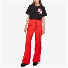 rokh Women's Tracksuit Trouser in Red/White