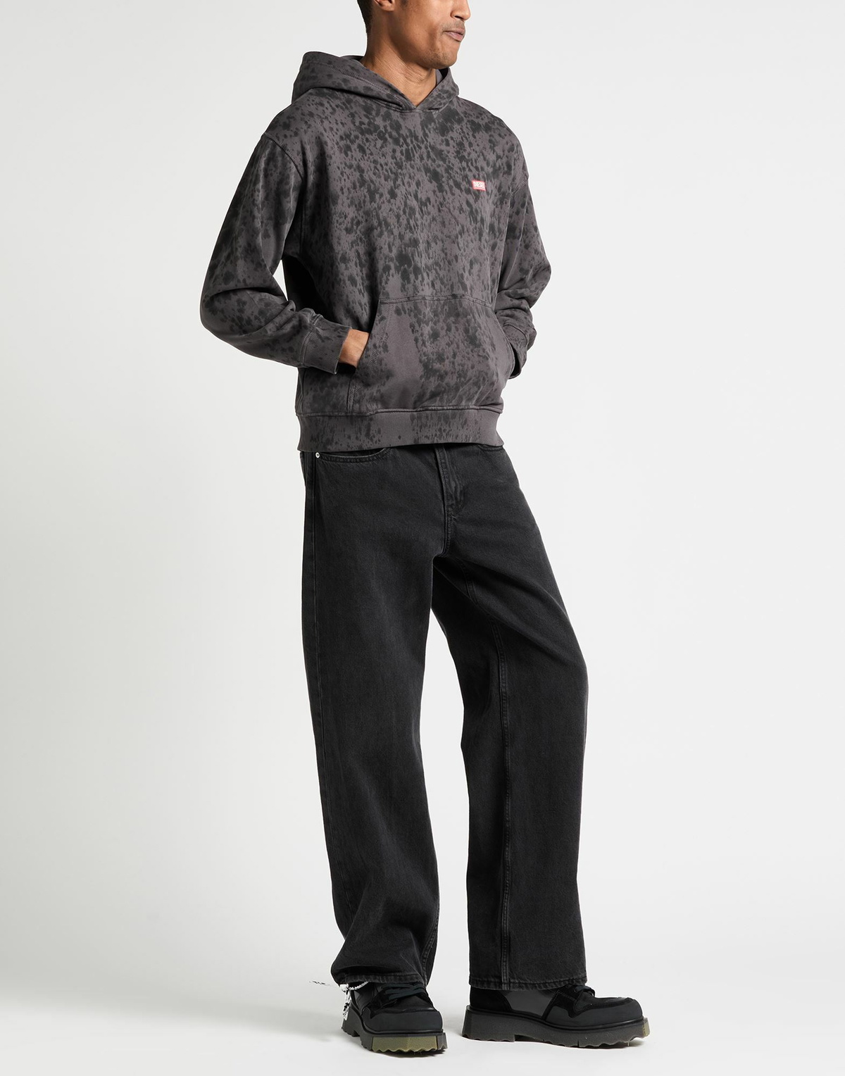 Diesel Mens Sweatshirt Charcoal