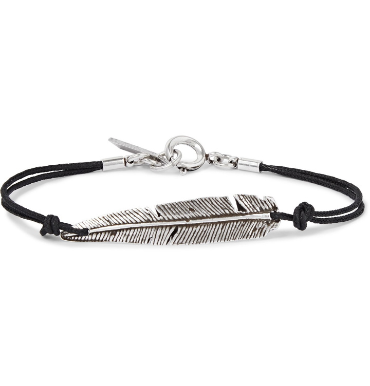 Photo: Isabel Marant - Feather Cord and Silver-Tone Bracelet - Silver
