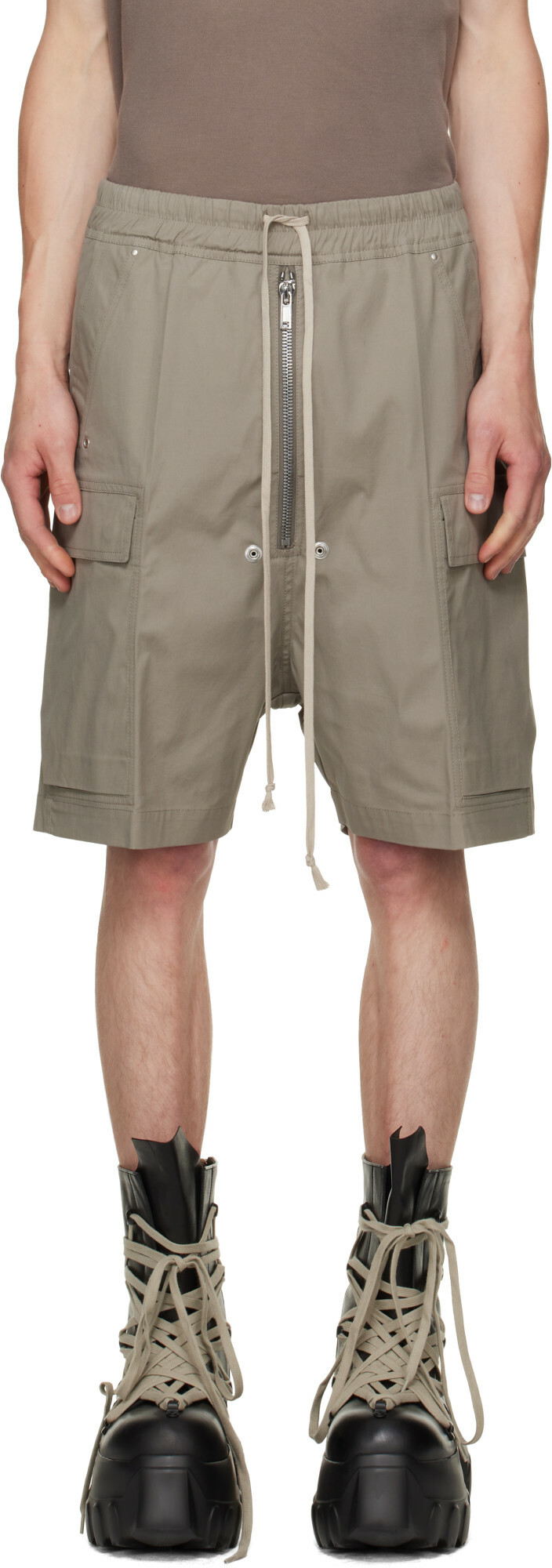 Rick Owens Black Gary Short Flightsuit Rick Owens