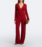 Leset Lauren jersey wide-leg pants
