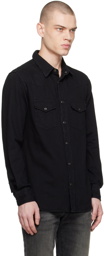 TOM FORD Black Western Yoke Shirt