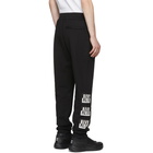 Alyx Black Visual Edition Colorblock Logo Lounge Pants