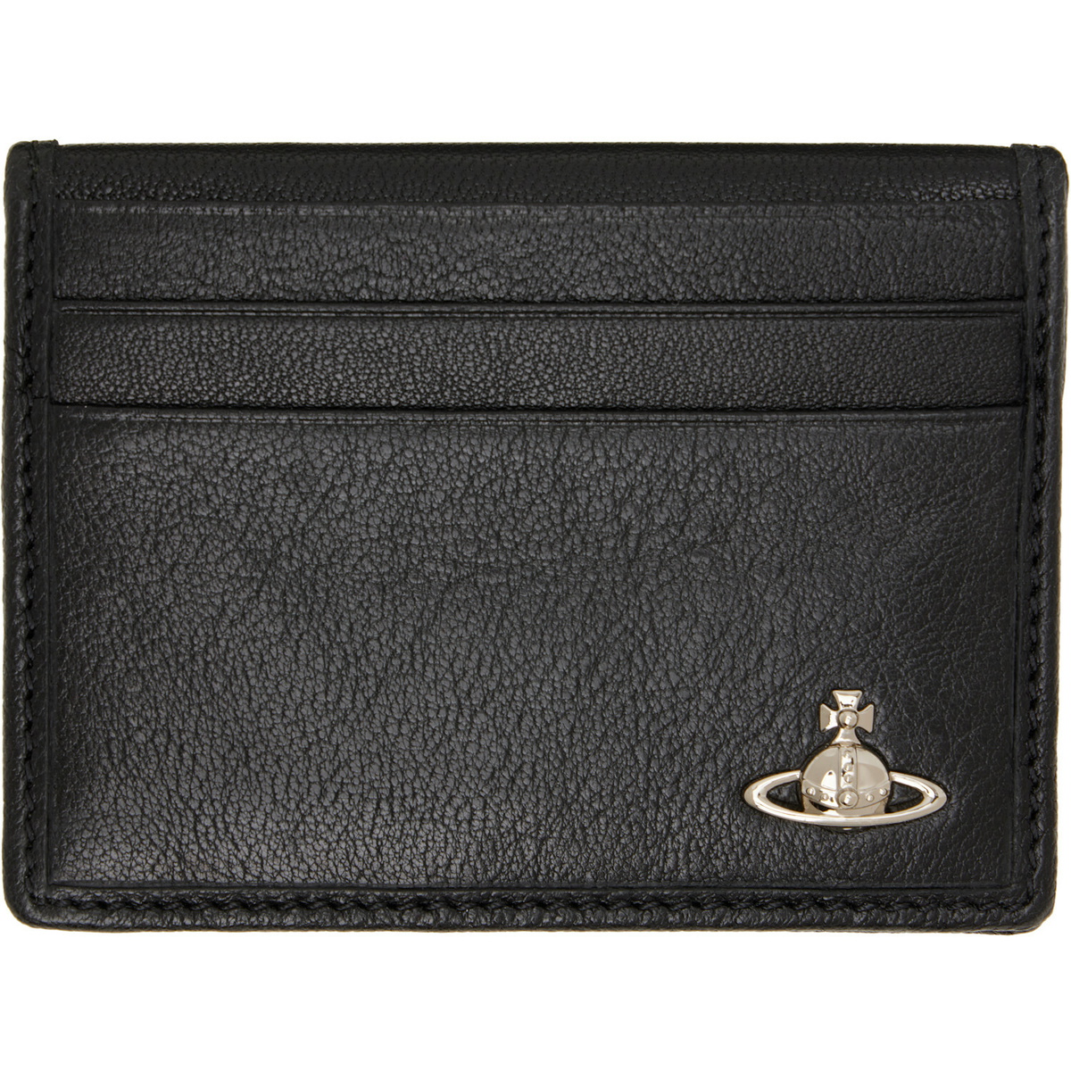 Vivienne Westwood Black Orb Bifold Man Card Holder