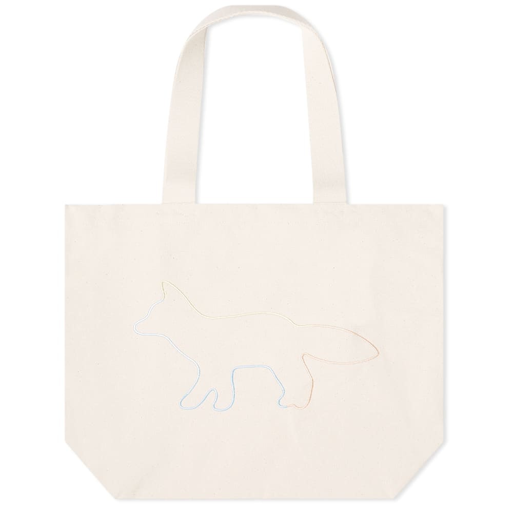 Maison Kitsuné Rainbow Fox Profile Tote Bag Maison Kitsune