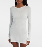 Miu Miu Cotton jersey minidress