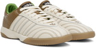 Wales Bonner Off-White & Brown adidas Originals Edition Samba Millennium Sneakers